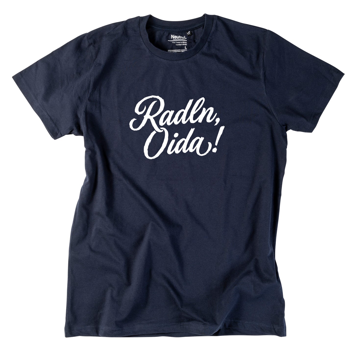 Herren-Shirt "Radln, Oida!"