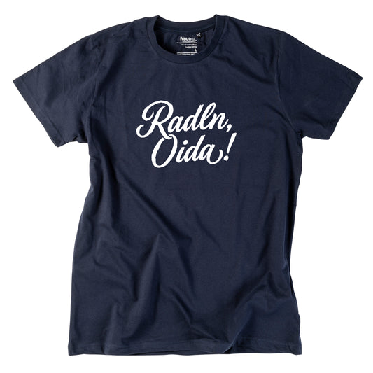 Herren-Shirt "Radln, Oida!"