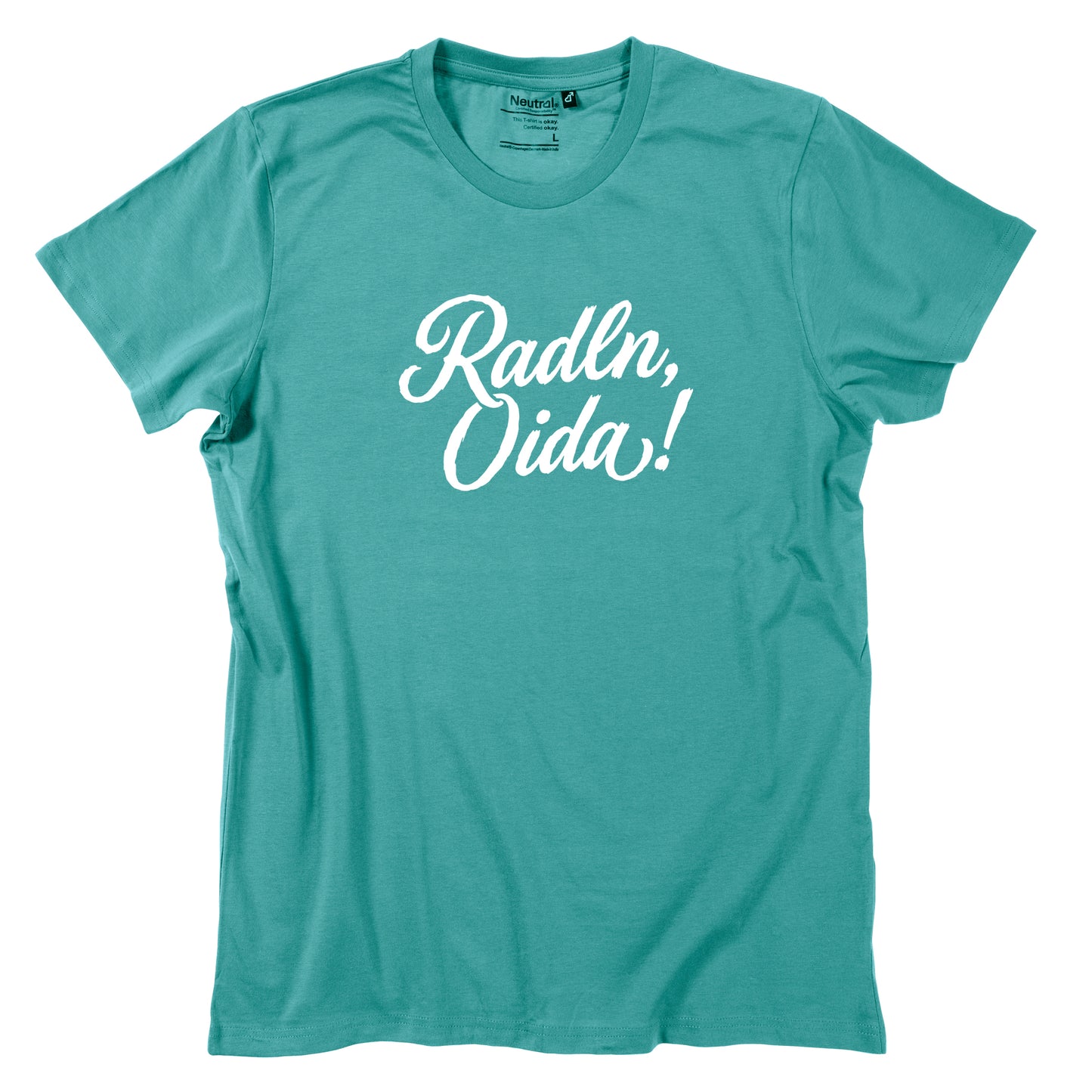Herren-Shirt "Radln, Oida!"