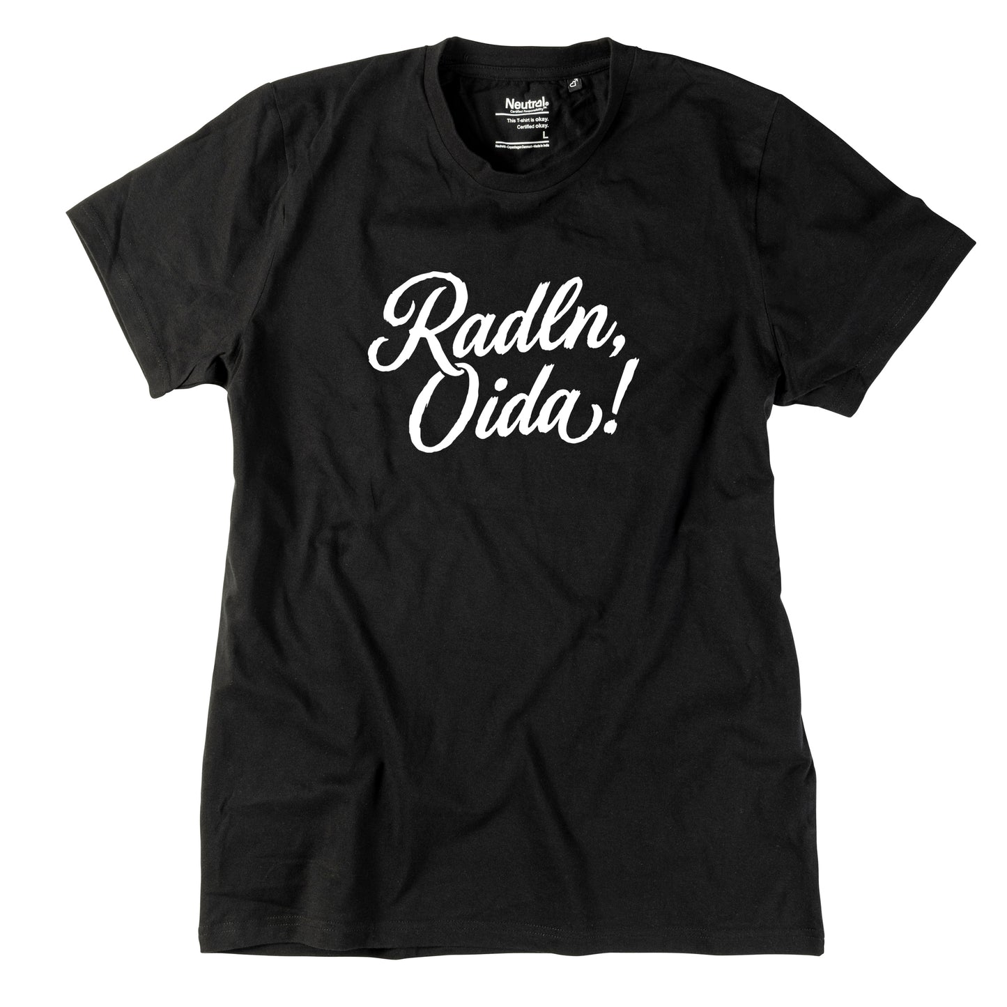 Herren-Shirt "Radln, Oida!"