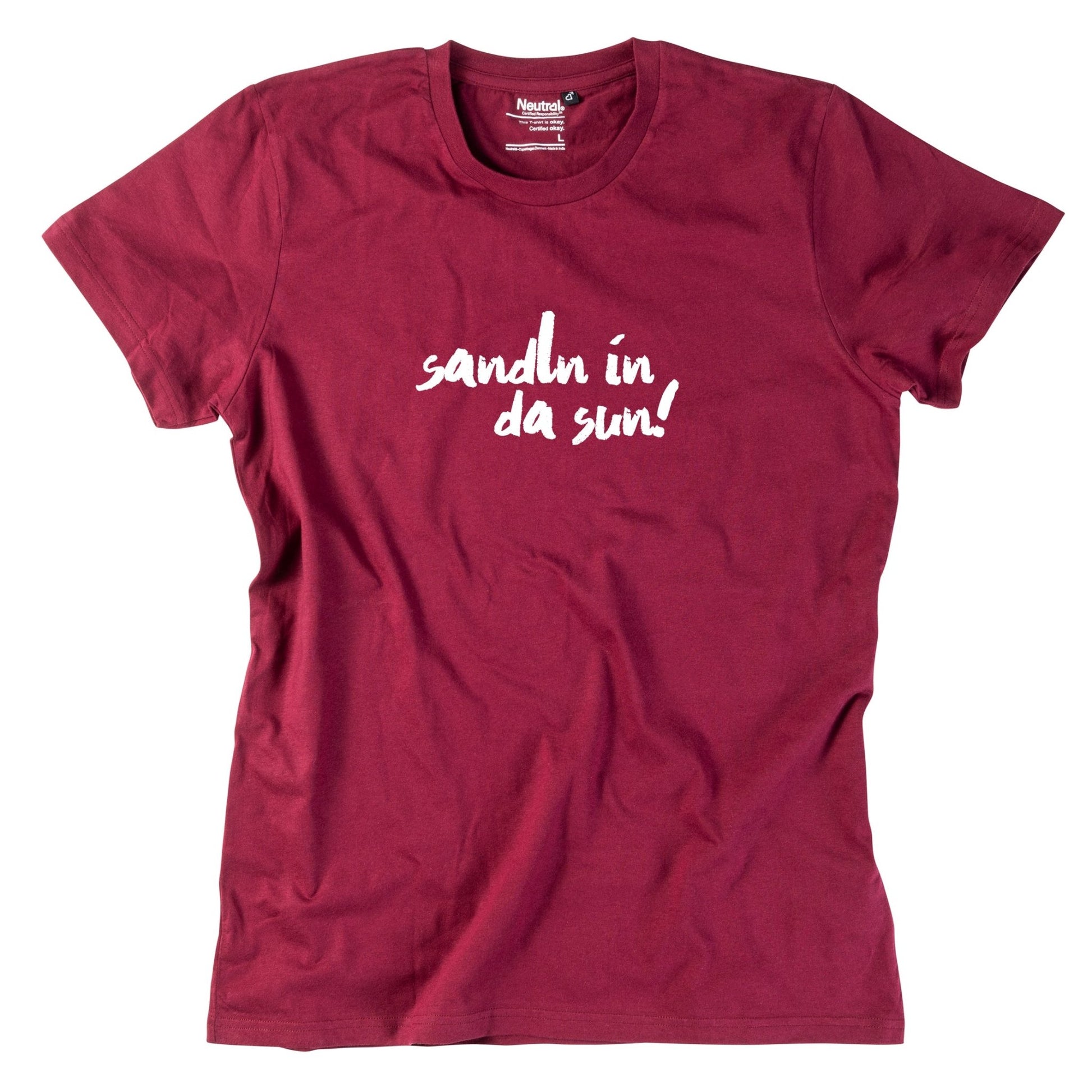 Herren - Shirt "sandln in da sun!" - meinherzschlag.de