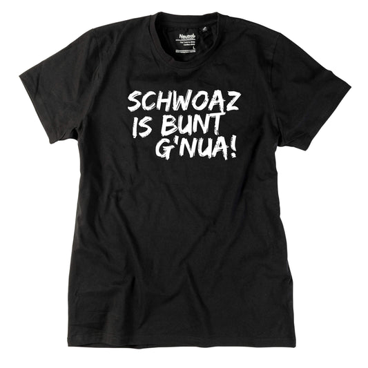Herren - Shirt "Schwoaz" - meinherzschlag.de