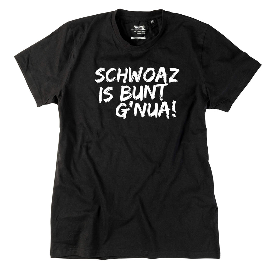 Herren - Shirt "Schwoaz" - meinherzschlag.de