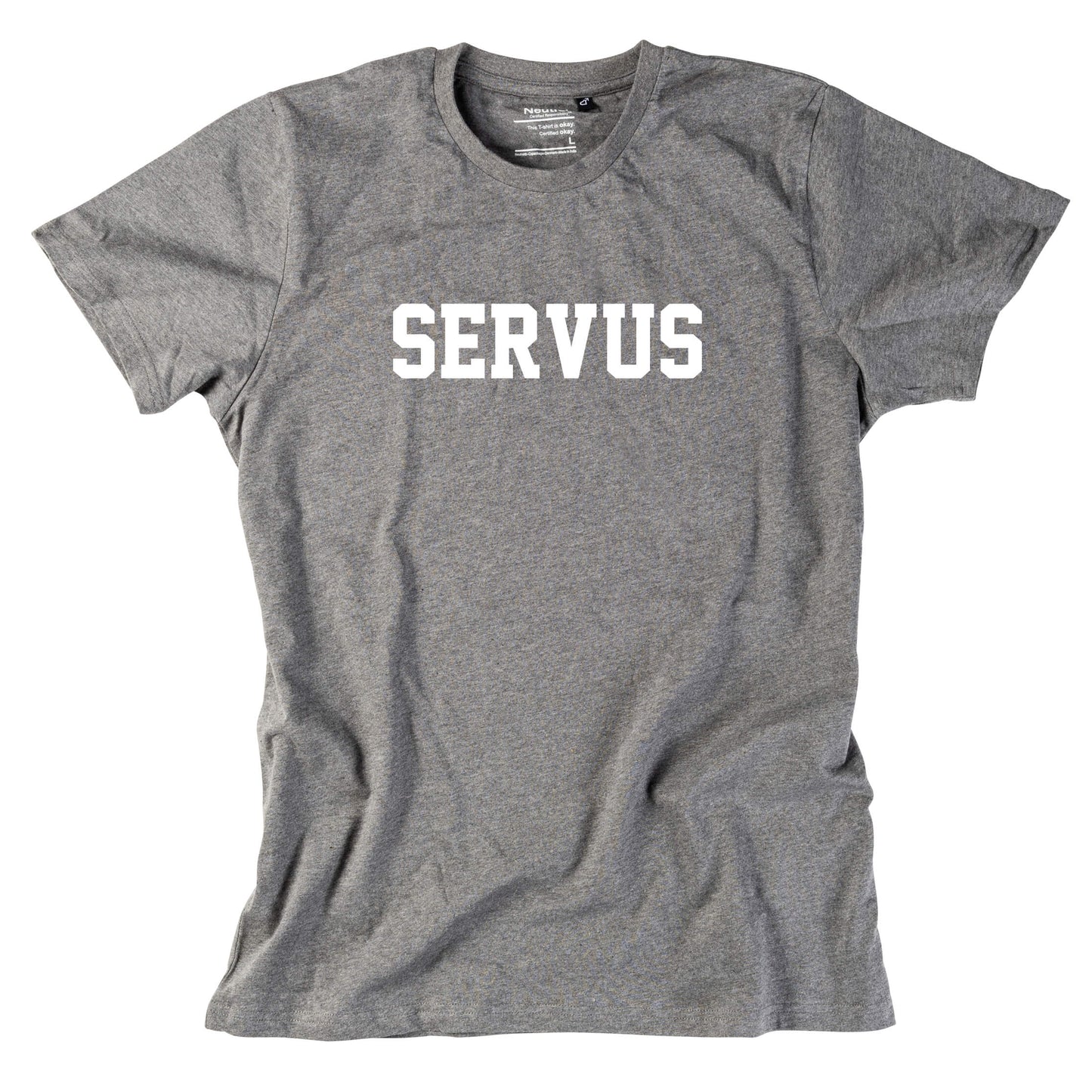 Herren - Shirt "SERVUS" - meinherzschlag.de