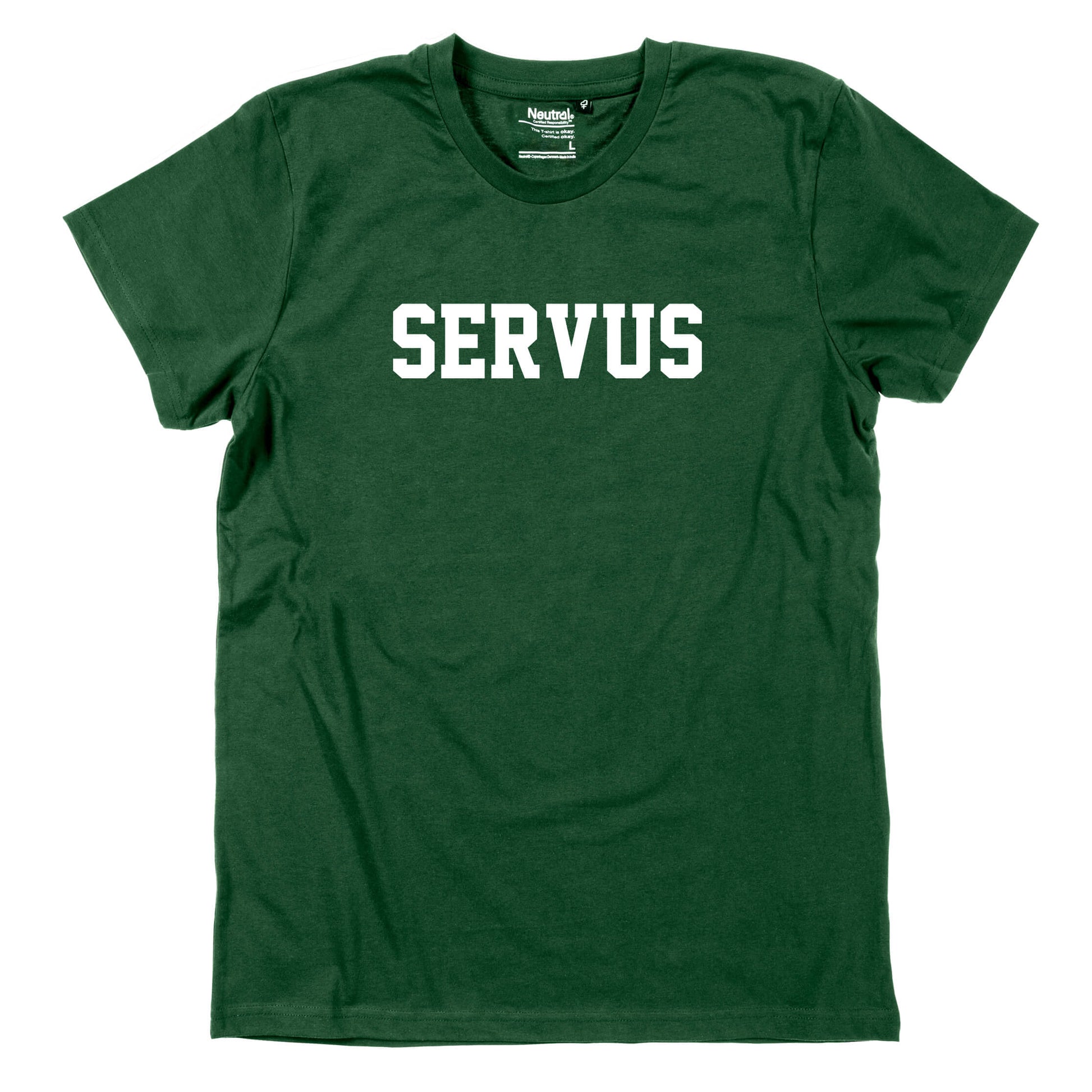 Herren - Shirt "SERVUS" - meinherzschlag.de