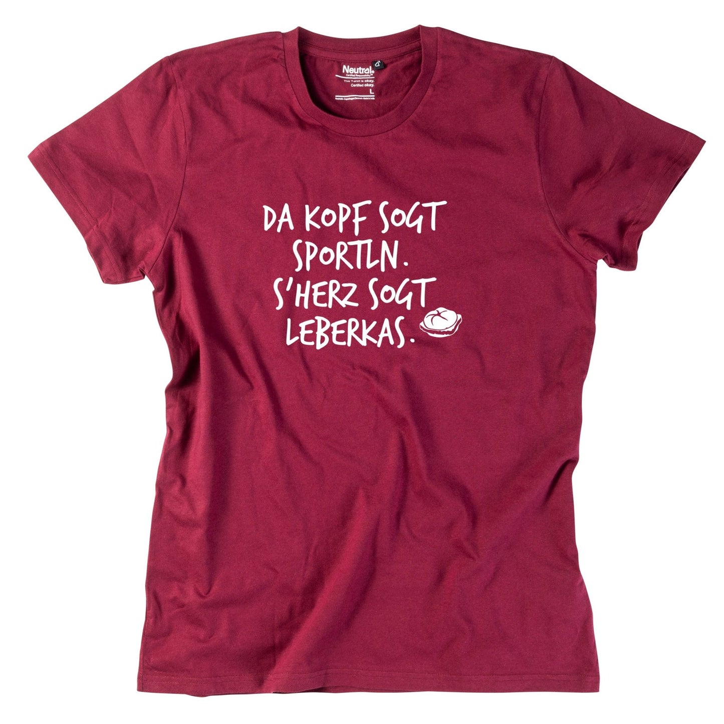 Herren - Shirt "s'Herz sogt Leberkas" - meinherzschlag.de