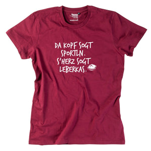 Herren - Shirt "s'Herz sogt Leberkas" - meinherzschlag.de