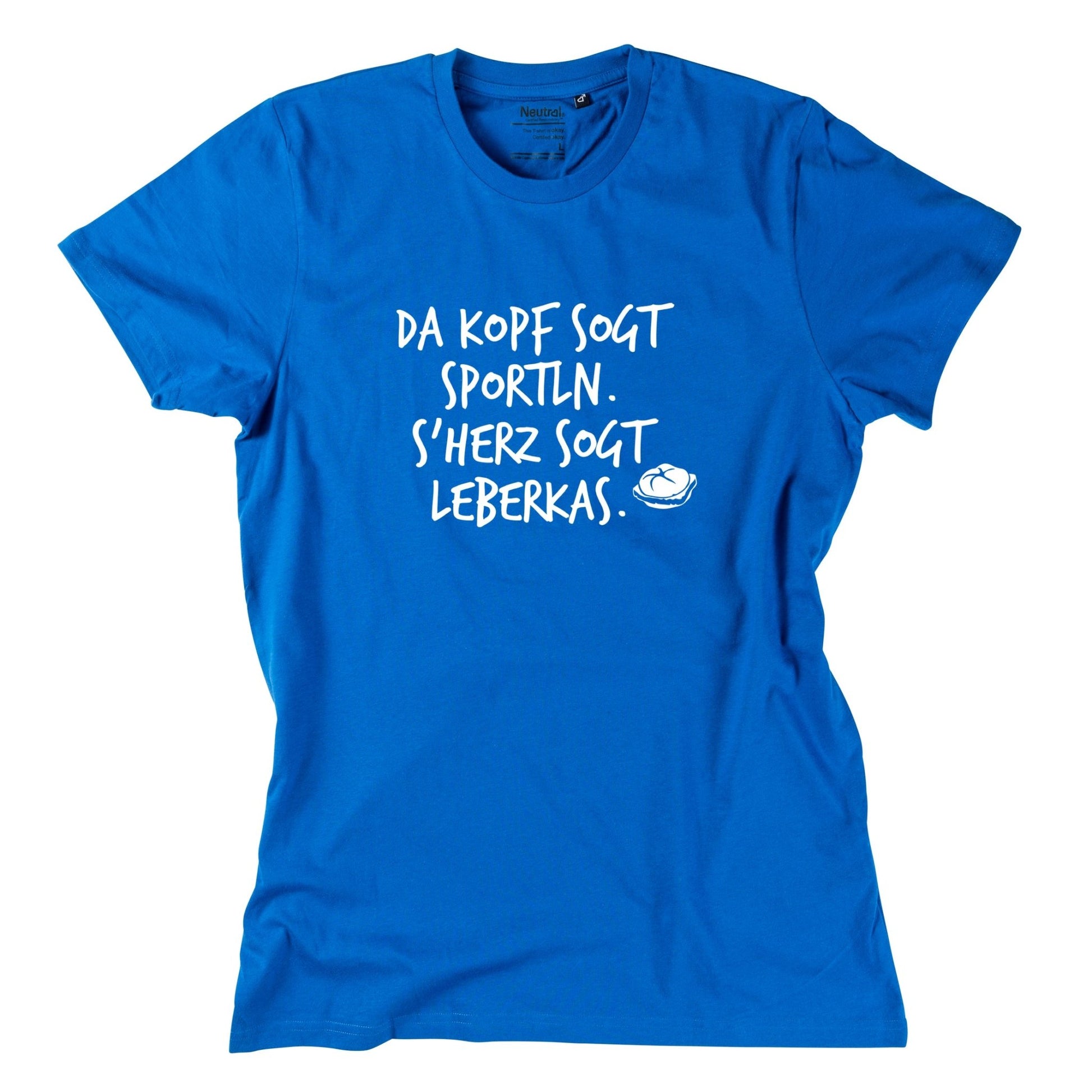 Herren - Shirt "s'Herz sogt Leberkas" - meinherzschlag.de