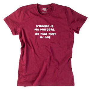 Herren-Shirt "s'Meiste is ma wurscht!"