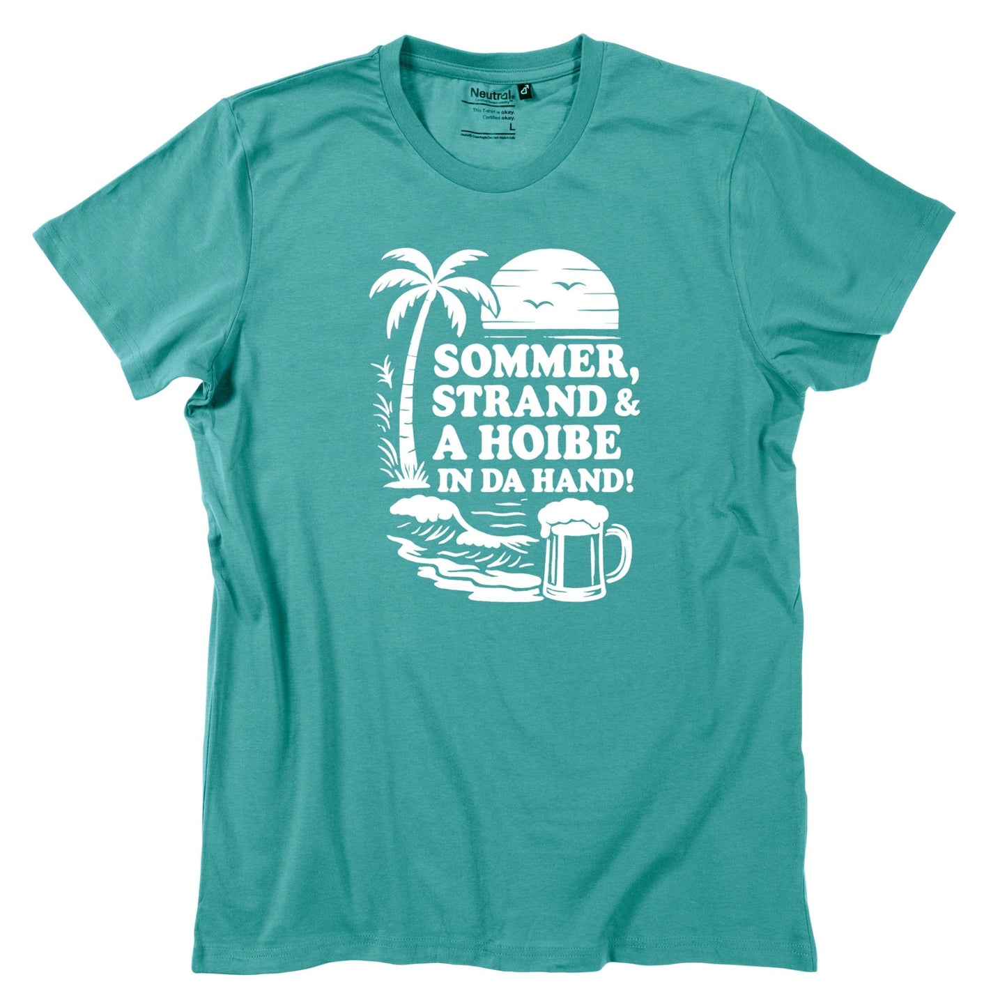 Herren - Shirt "Sommer & Strand" - meinherzschlag.de