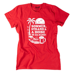 Herren - Shirt "Sommer & Strand" - meinherzschlag.de