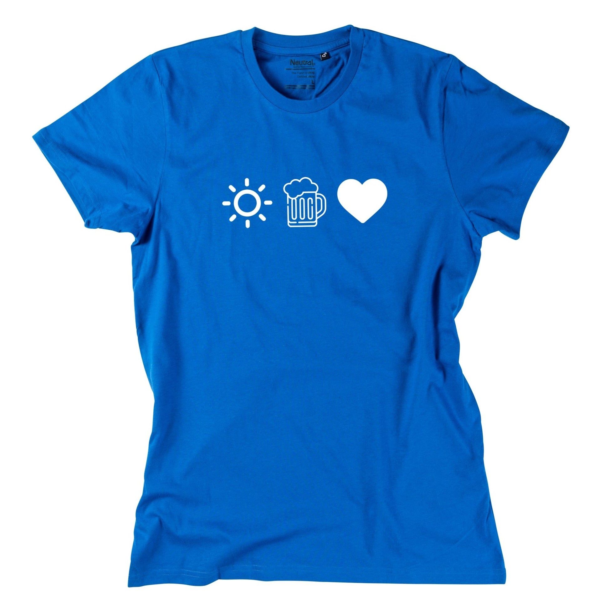 Herren - Shirt "Sun, Bier & Herzl" - meinherzschlag.de