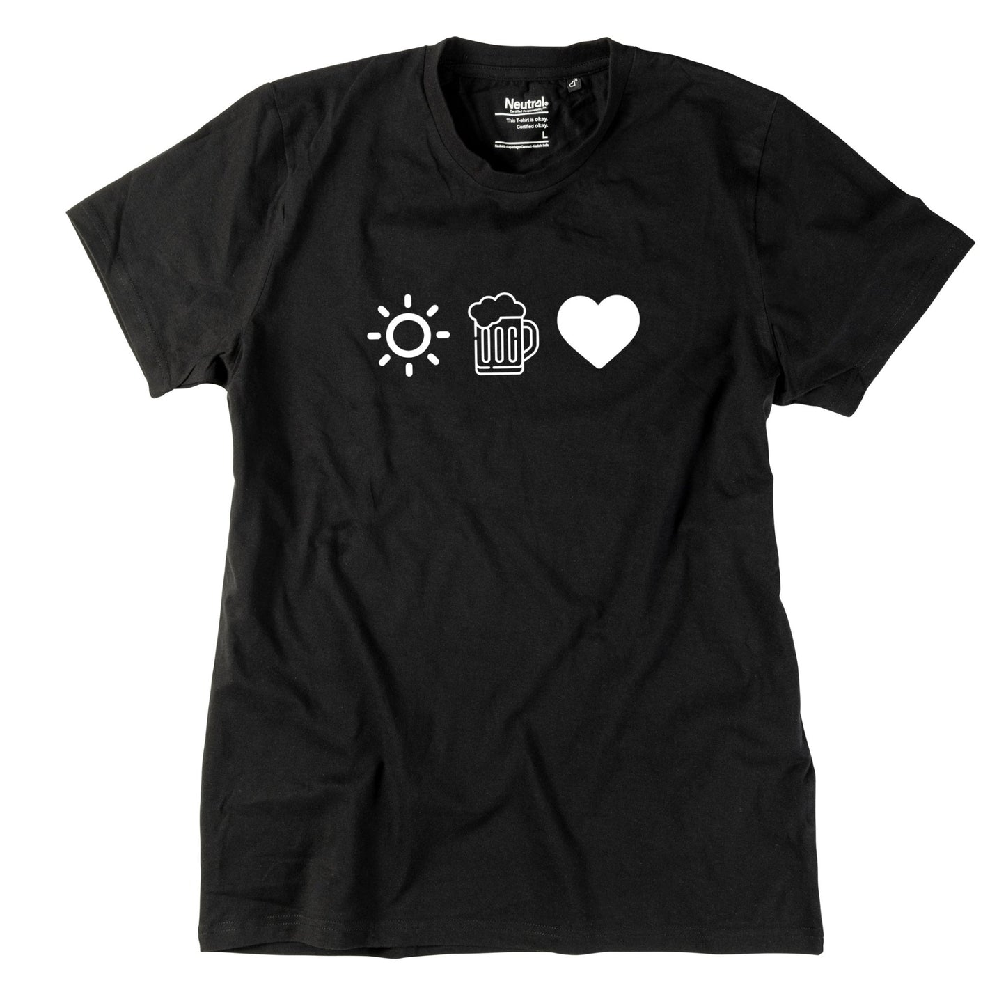 Herren - Shirt "Sun, Bier & Herzl" - meinherzschlag.de