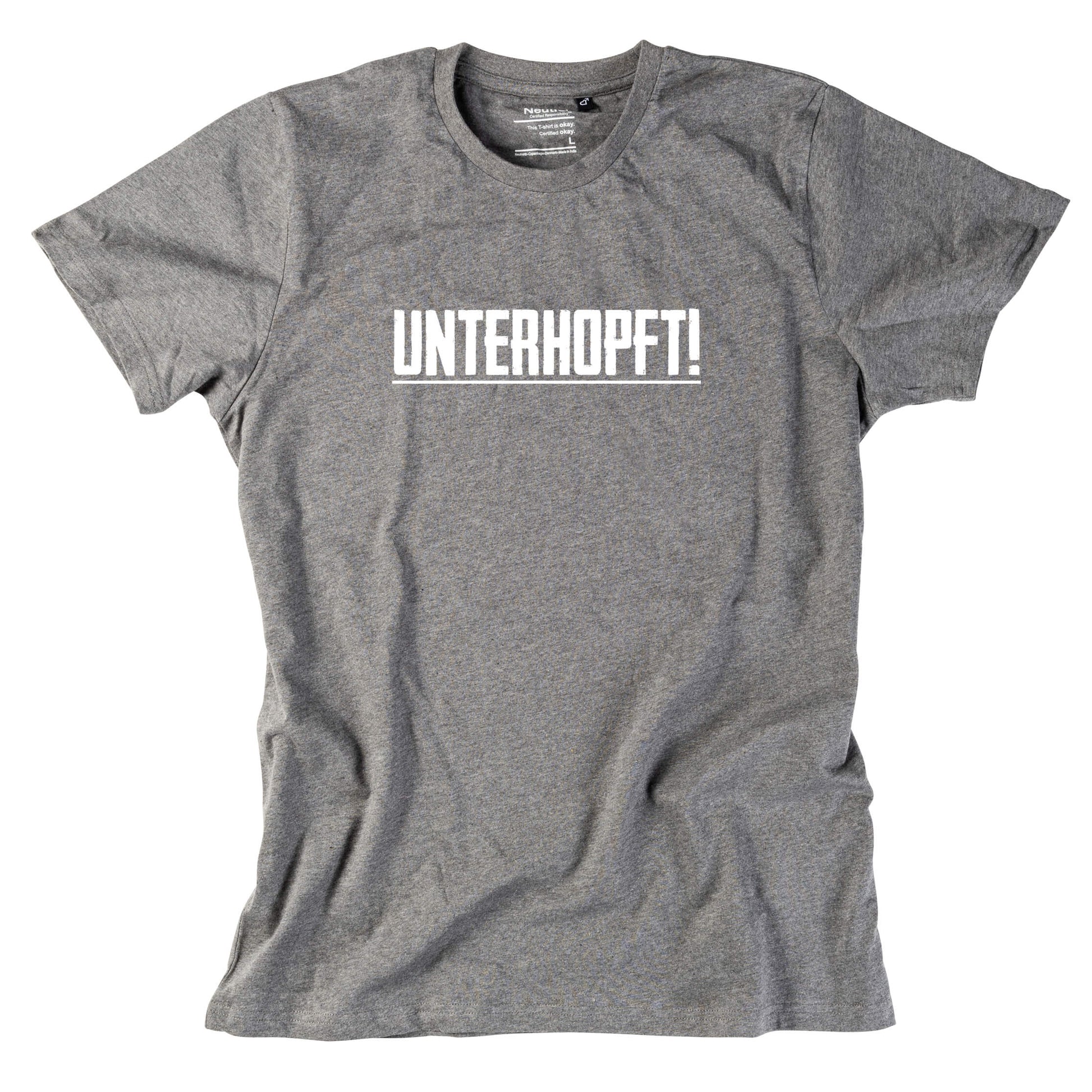 Herren - Shirt "Unterhopft" - meinherzschlag.de
