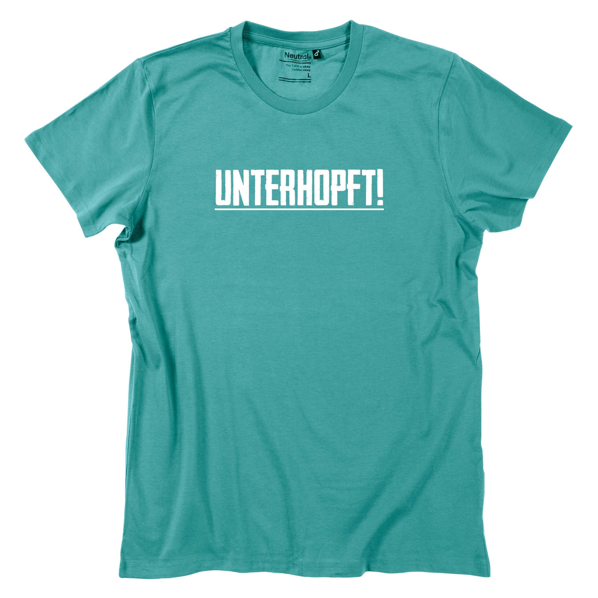 Herren - Shirt "Unterhopft" - meinherzschlag.de