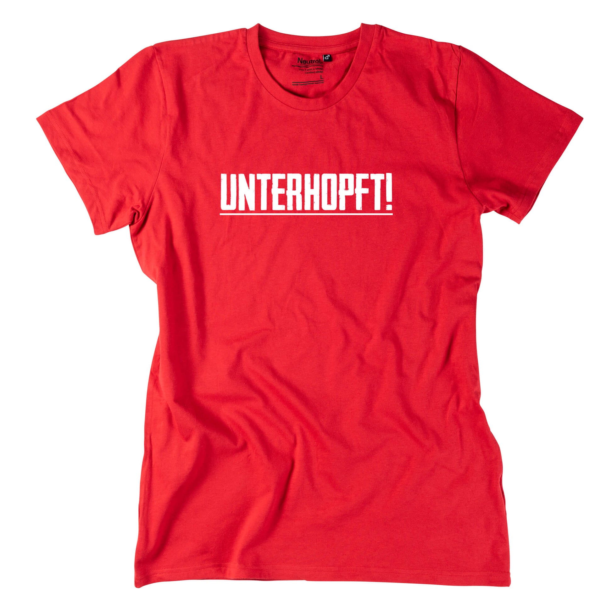 Herren - Shirt "Unterhopft" - meinherzschlag.de