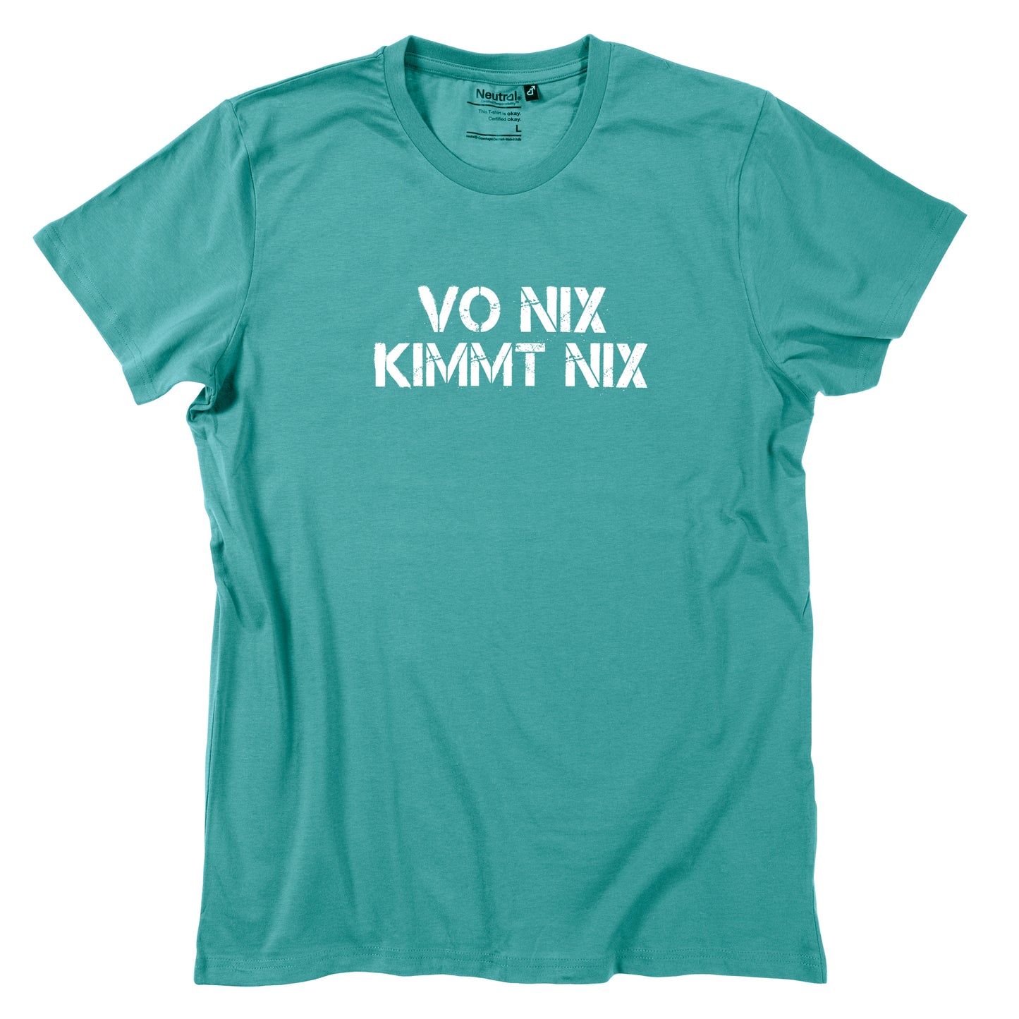 Herren-Shirt "Vo nix kimmt nix"