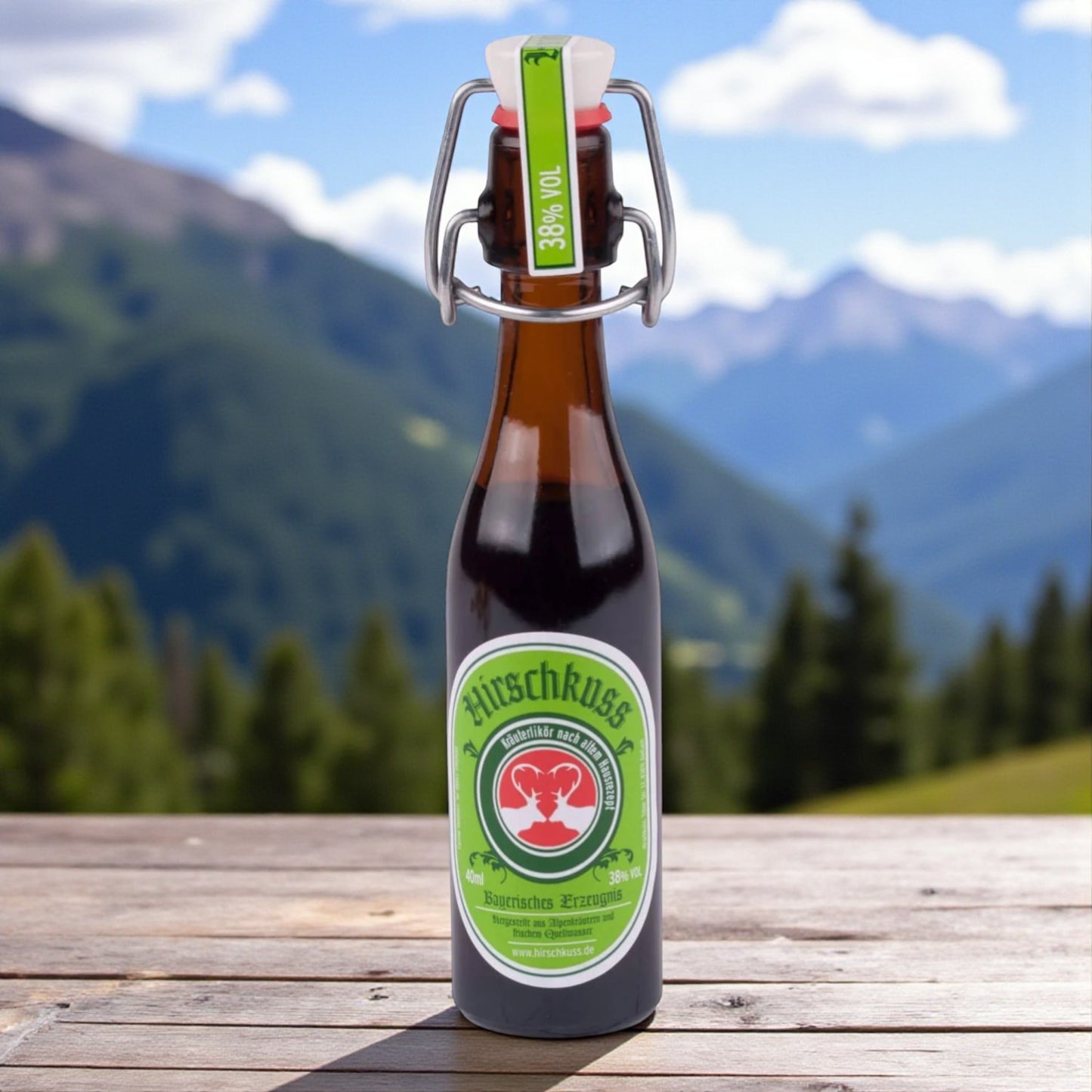 Kräuterlikör "Hirschkuss" 4cl - meinherzschlag.de