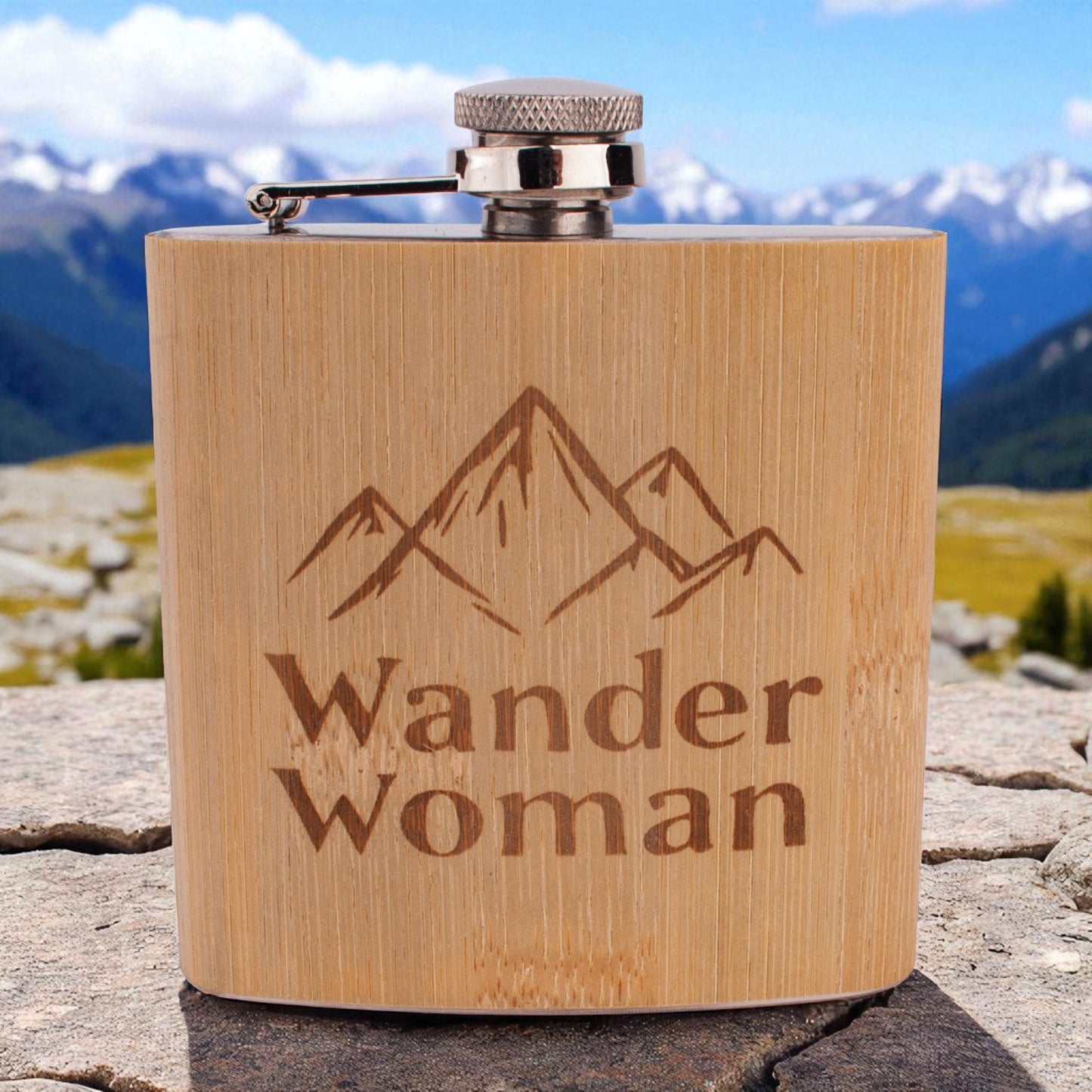 Flachmann "Wander Woman" - meinherzschlag.de