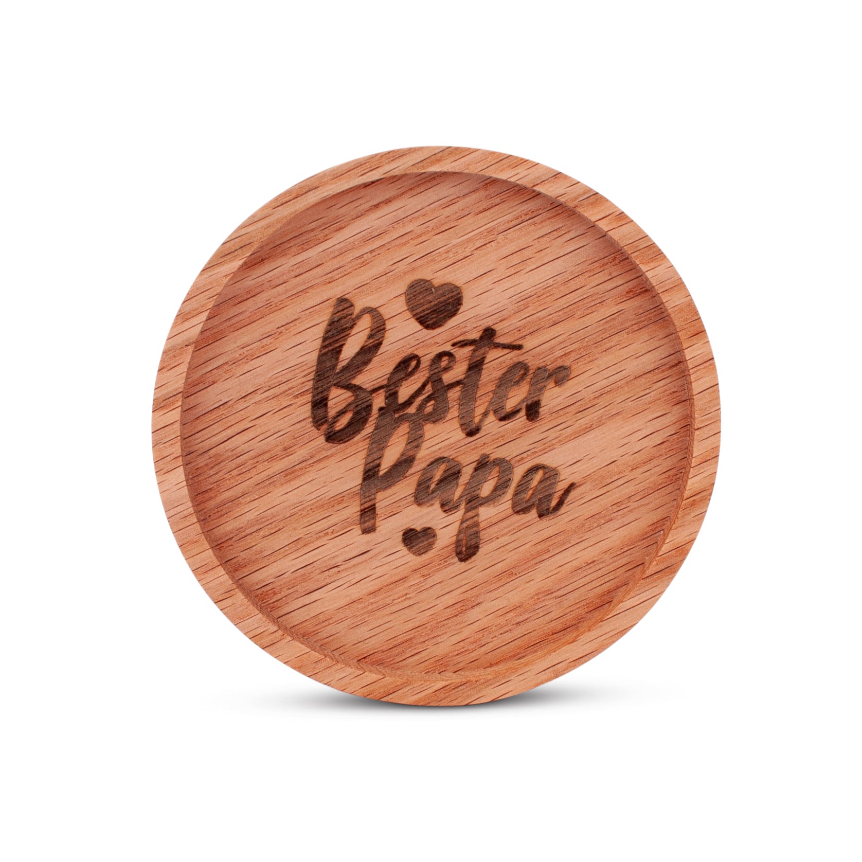 Holz - Untersetzer "Bester Papa" - meinherzschlag.de