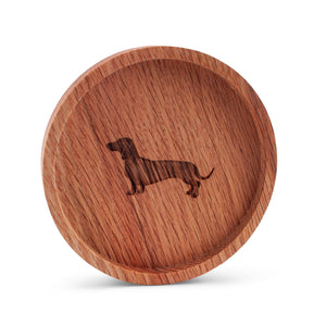 Holz - Untersetzer "Dackel" - meinherzschlag.de