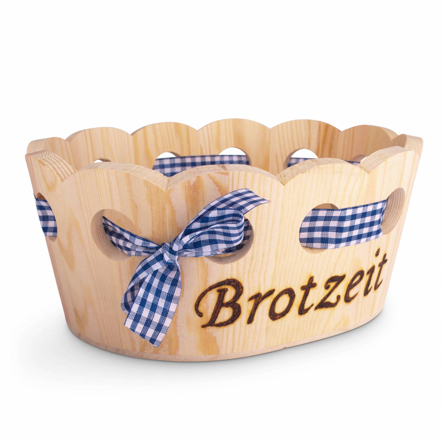 Holzkorb "Brotzeit" - meinherzschlag.de
