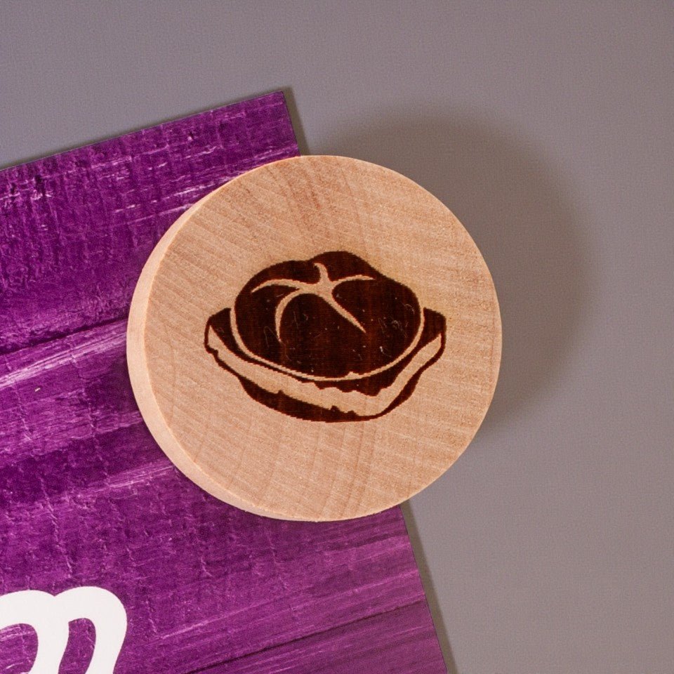 Holzmagnet "Leberkas" - meinherzschlag.de