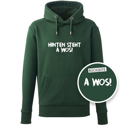 Hoodie "A Wos!" (mit Rückenprint) - meinherzschlag.de