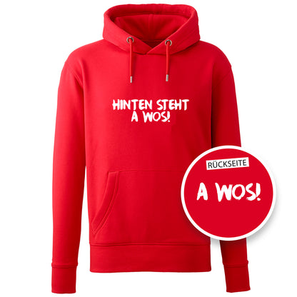 Hoodie "A Wos!" (mit Rückenprint) - meinherzschlag.de
