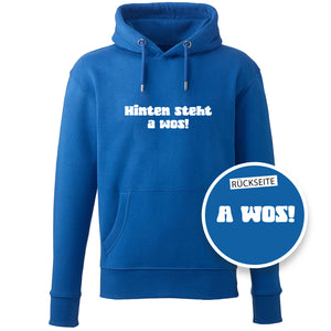 Hoodie "A Wos!" (mit Rückenprint)
