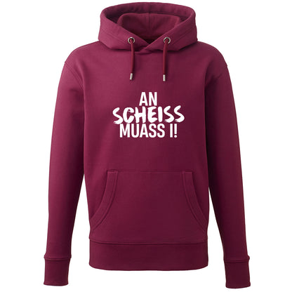 Hoodie "An Scheiss muass i!" - meinherzschlag.de