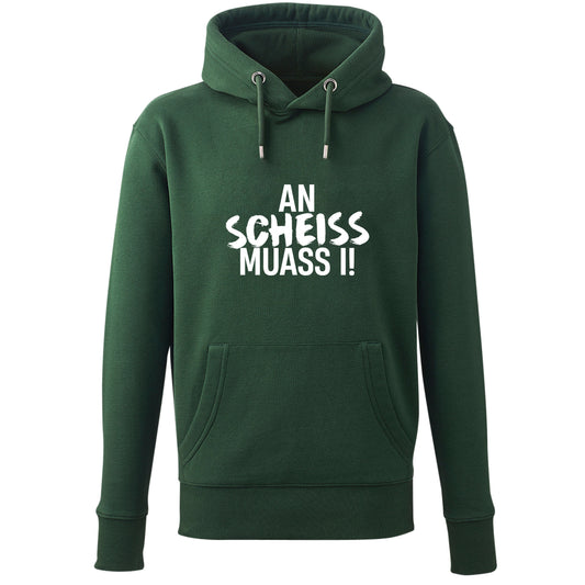 Hoodie "An Scheiss muass i!" - meinherzschlag.de