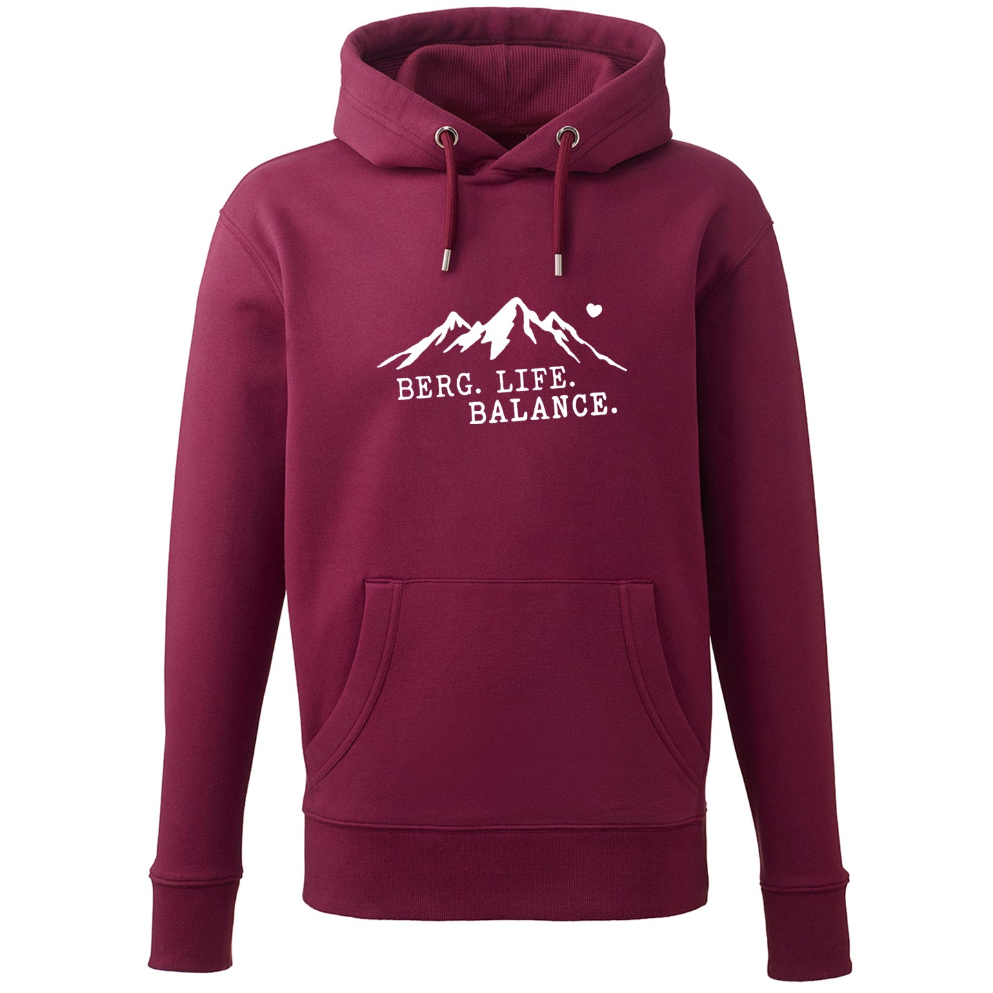 Hoodie "Berg. Life. Balance." - meinherzschlag.de