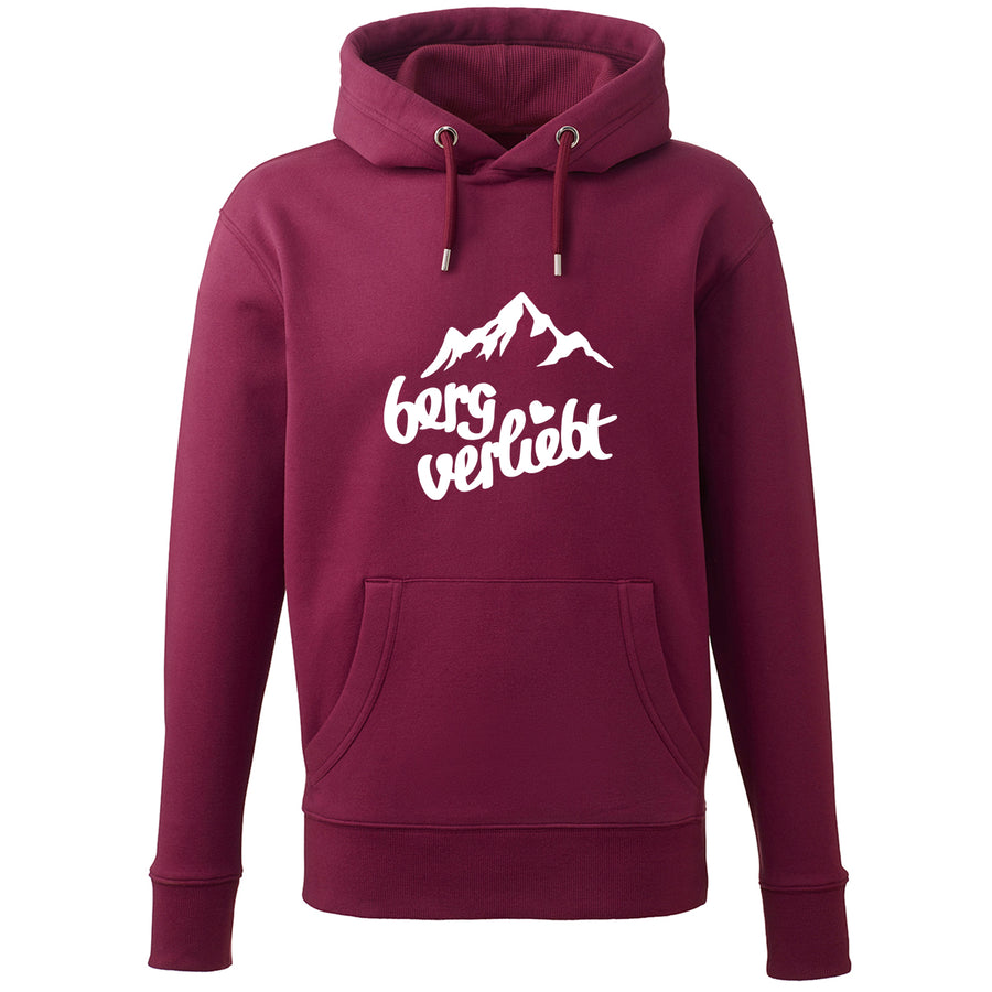Hoodie "bergverliebt ❤" - meinherzschlag.de