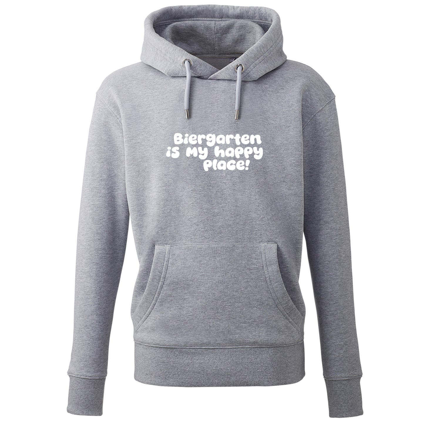 Hoodie "Biergarten is my happy place!"