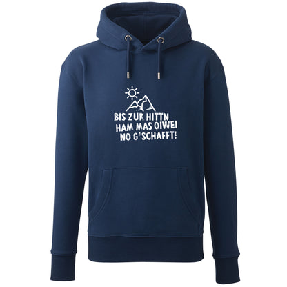 Hoodie "Bis zur Hittn" - meinherzschlag.de