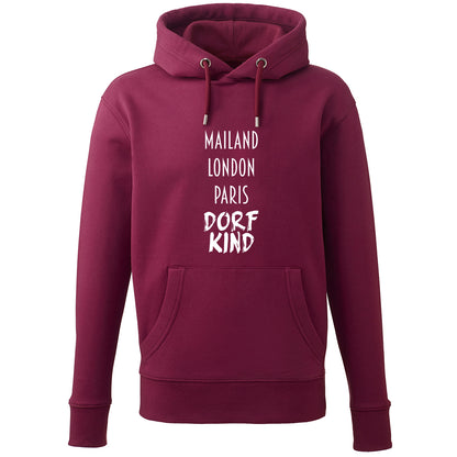 Hoodie "Dorfkind" - meinherzschlag.de