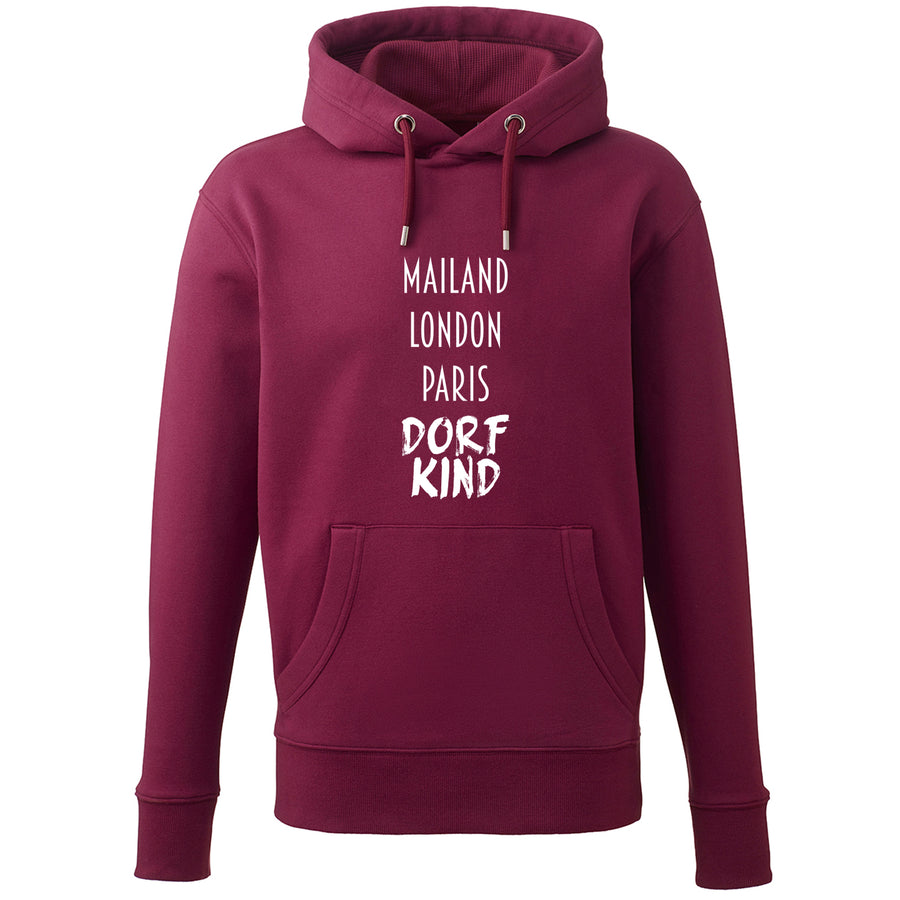Hoodie "Dorfkind" - meinherzschlag.de
