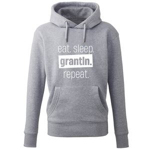 Hoodie "Eat. Sleep. Grantln. Repeat." - meinherzschlag.de