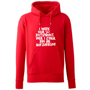 Hoodie "Entspannt" - meinherzschlag.de