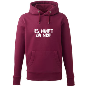 Hoodie "Es huift ja nix!" - meinherzschlag.de
