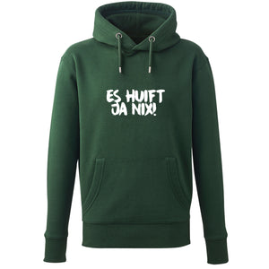 Hoodie "Es huift ja nix!" - meinherzschlag.de