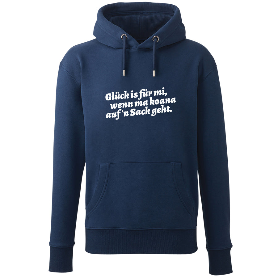 Hoodie "Glück is für mi" - meinherzschlag.de