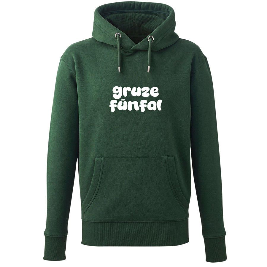 Hoodie "gruze fünfal" von meinherzschlag – Produktbild 3 von 7.