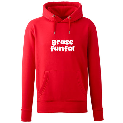 Hoodie "gruze fünfal"