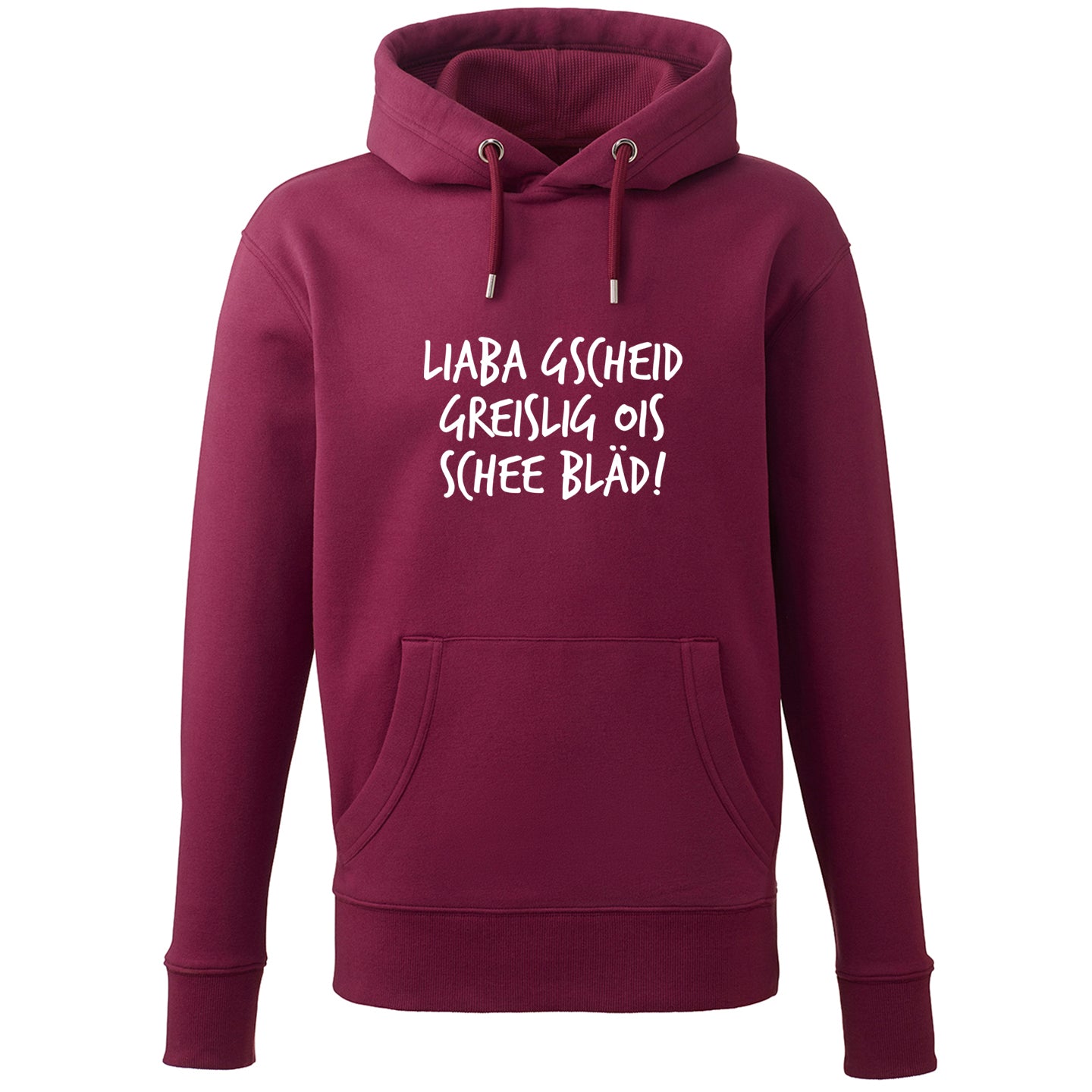 Hoodie "Gscheid greislig" - meinherzschlag.de