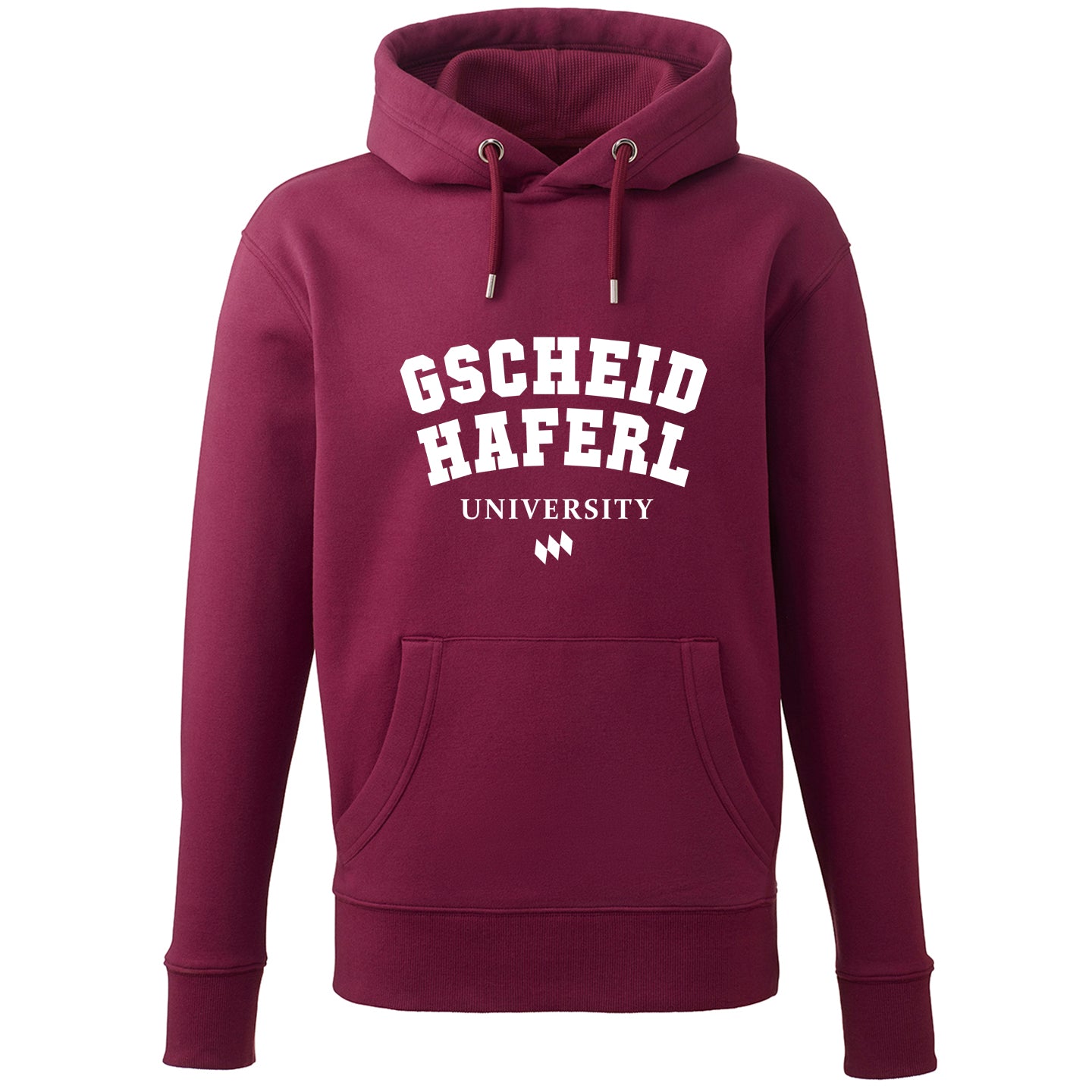 Hoodie "Gscheidhaferl University" - meinherzschlag.de