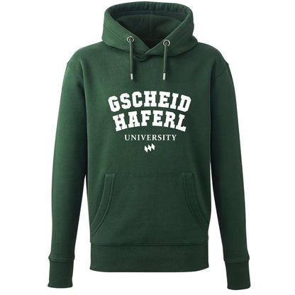 Hoodie "Gscheidhaferl University" - meinherzschlag.de