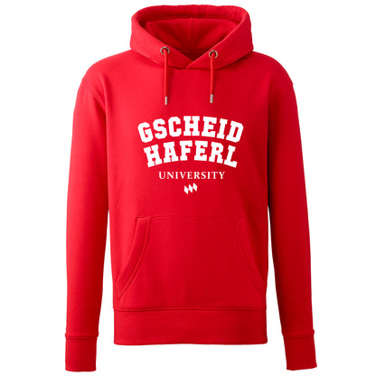 Hoodie "Gscheidhaferl University" - meinherzschlag.de