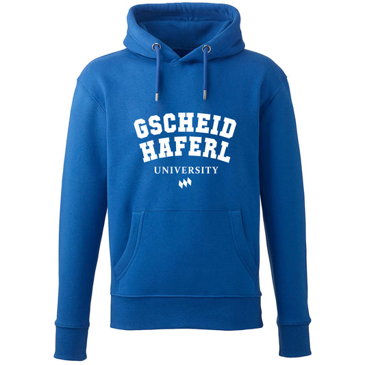 Hoodie "Gscheidhaferl University" - meinherzschlag.de